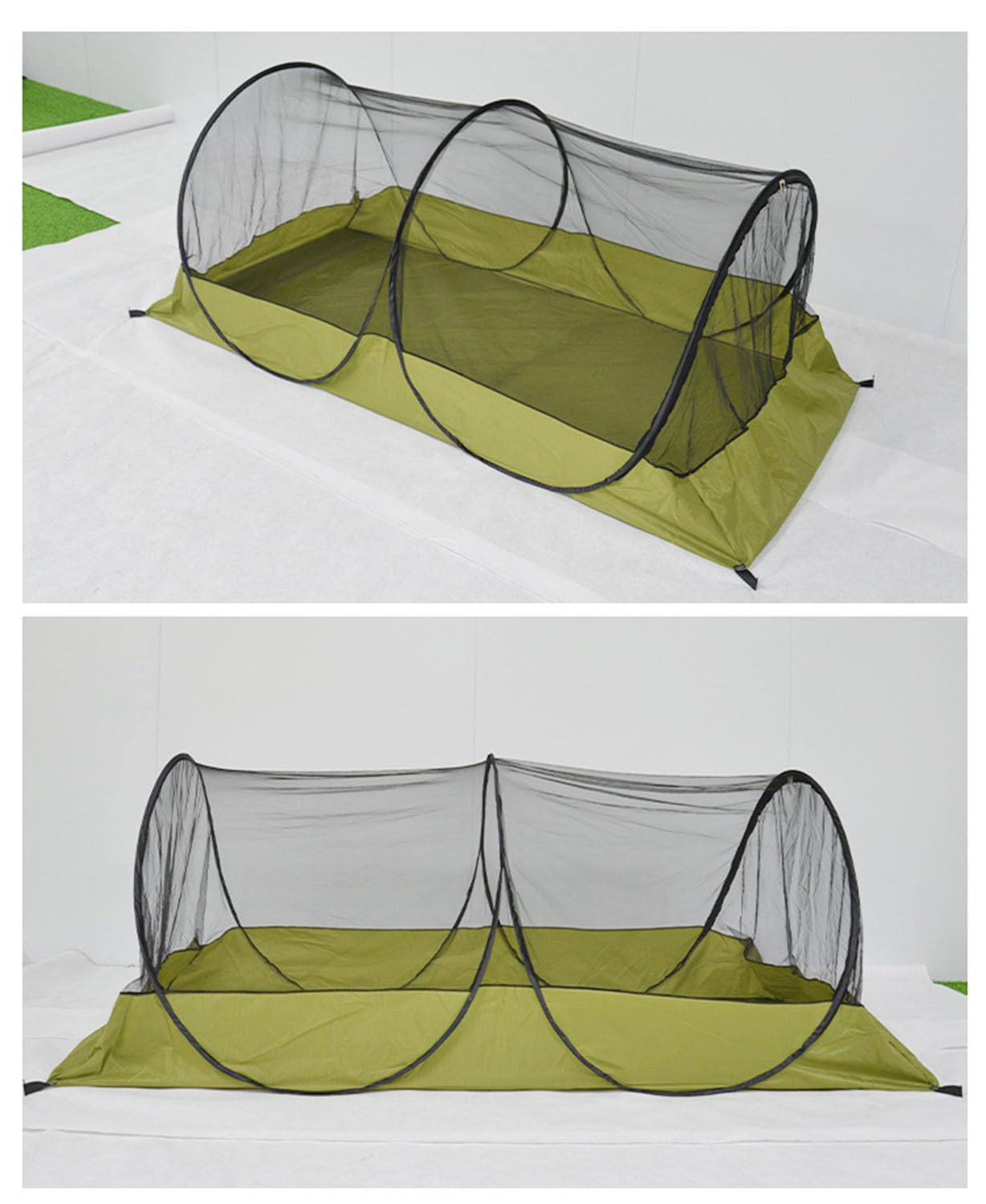 Moskitonetz Pop Up Bett Outdoor, 220 * 120 * 73cm Faltbares Leicht Installieren Unten Wasserdicht Tragbares Campingzelt für Bett Outdoor Campin Bequem Schnell und Tragbar