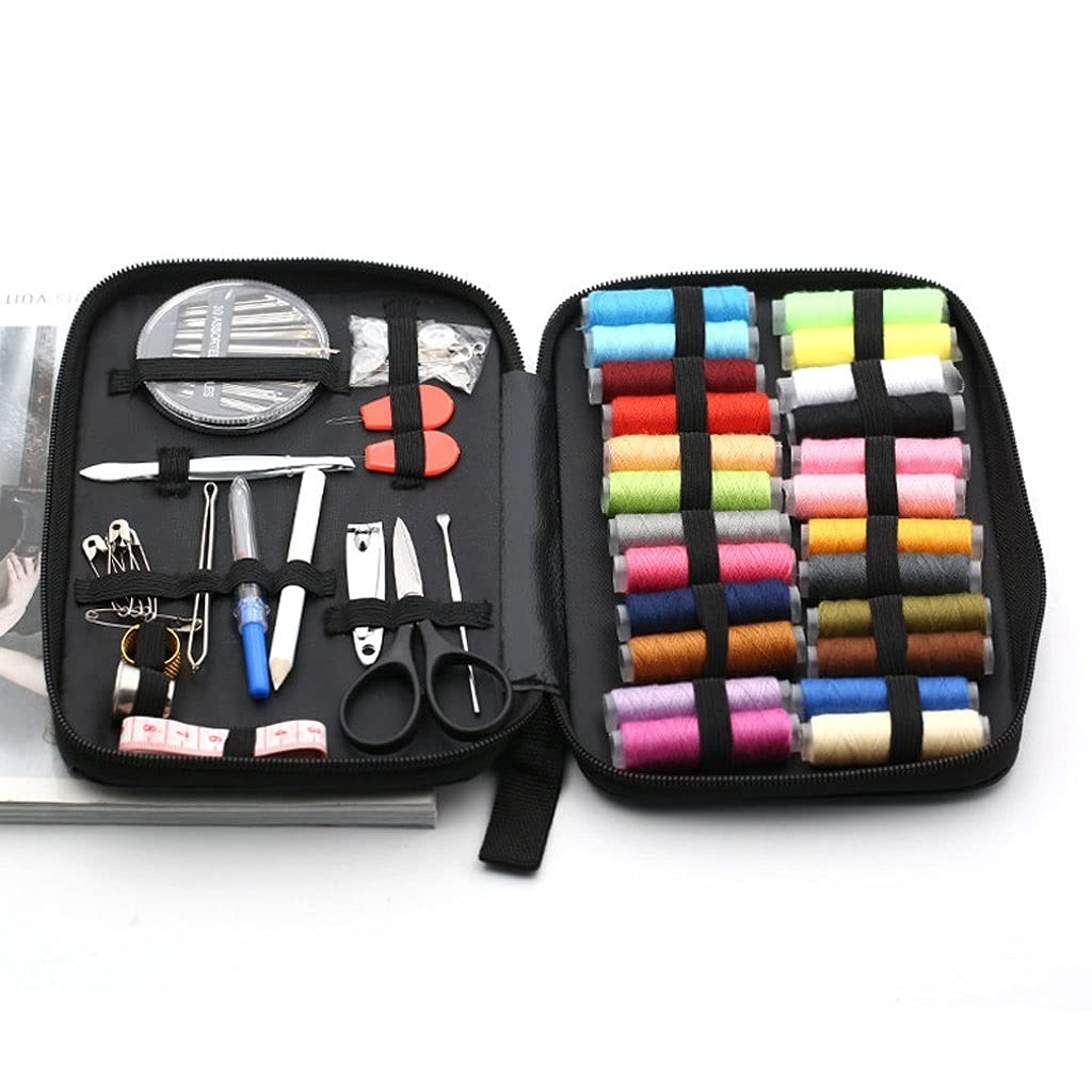Mini Bolsa de Alambre para Agujas de Uso doméstico, pequeña Caja de Almacenamiento multifunción para Viajes, Juego de manuales portátil, Caja de Costura