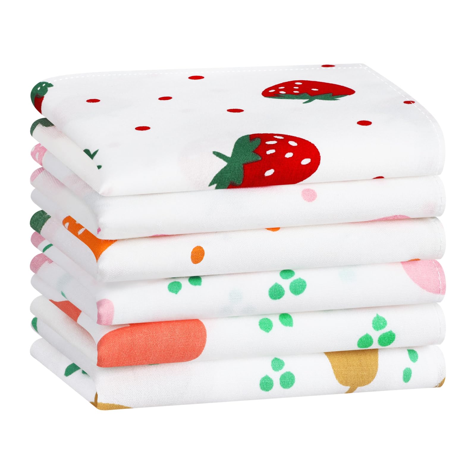 HOULIFE Bestickte Taschentücher für Damen Baumwolle Vintage-