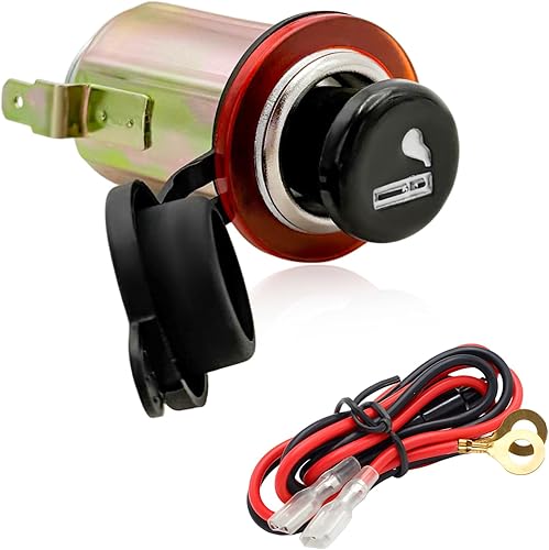 Miniatura 7 de Encendedor de Coche Yourkar, Enchufe de Encendedor de Cigarrillos DC 12V para Auto, Encendedor de Cigarrillos con Cable para la mayoría de Coches, 1