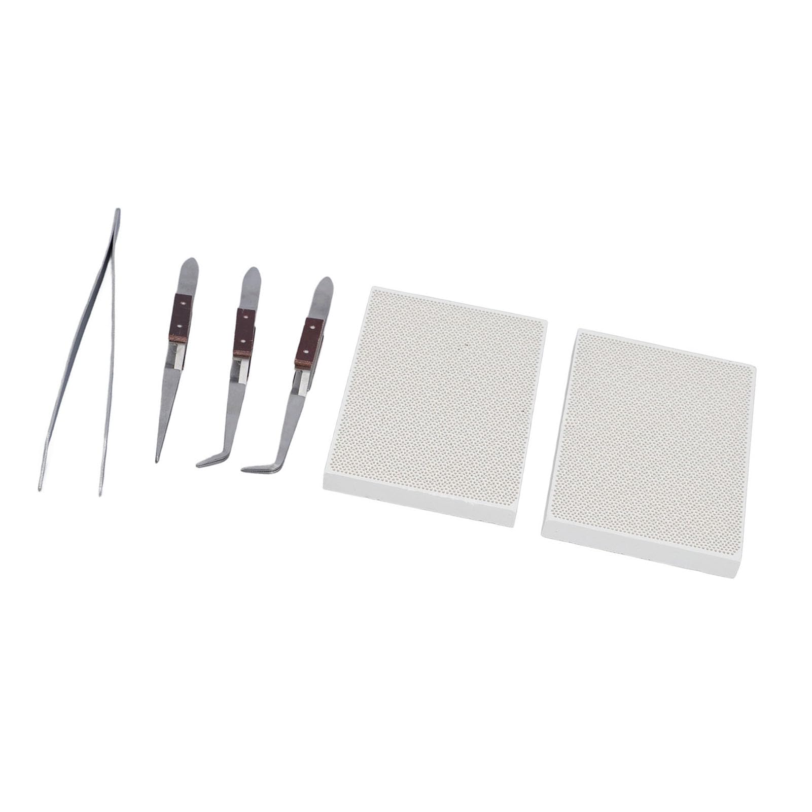 SIXRUN Kit de Soldadura de Joyería Profesional Sanders Bloque de Soldadura de Acero Inoxidable Ideal para Reparaciones a los Amantes de los Amantes de la Artesanía de HomeBody