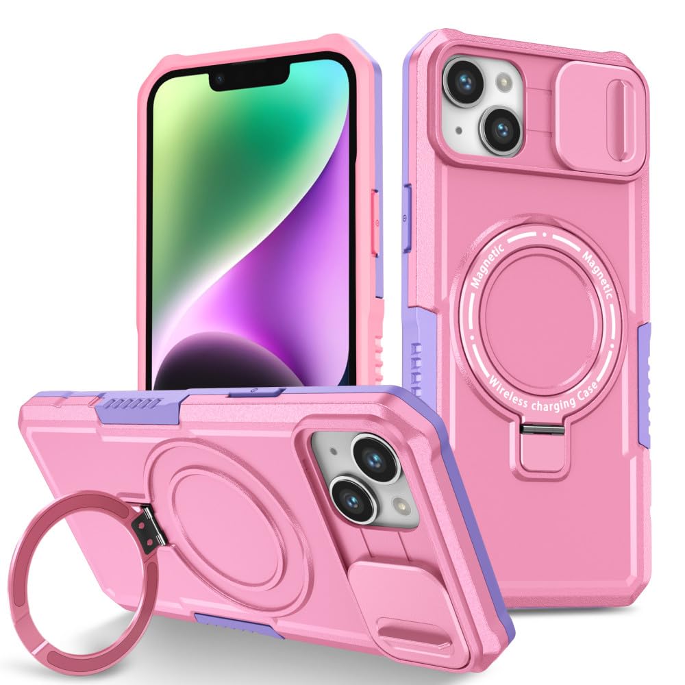 Coque magnétique iPhone 12 Pro Max antichoc et rose - 8