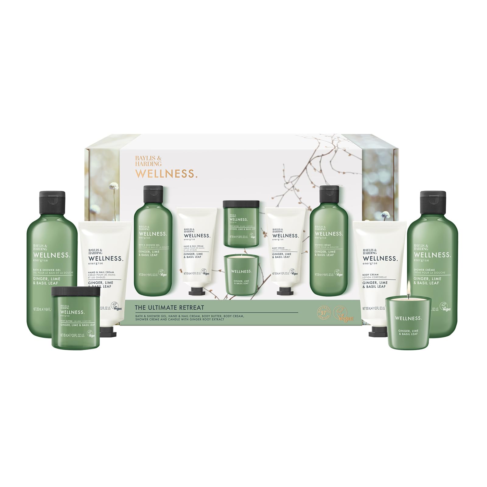 Baylis & Harding Wellness The Ultimate Retreat Gift Set (Pack of 1) - Vegan Friendly