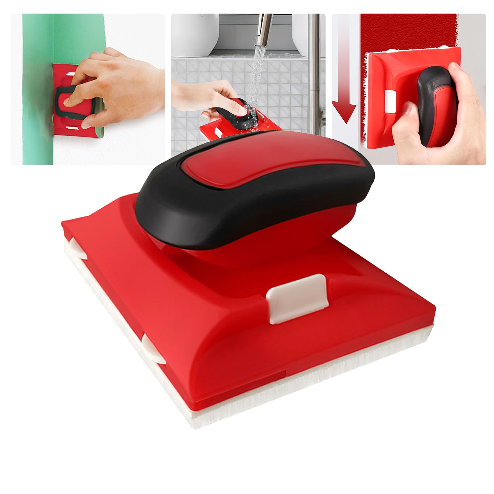 Sfchen ‎1Set Paint Edger Cutting-In Tool, Paint Edger Tool With Pad Nylon Bristles Edges, Paint Pads For Walls And Ceilings, Cutting Tools For Painting Edger Used For Cutting Tools (Paint Edger)