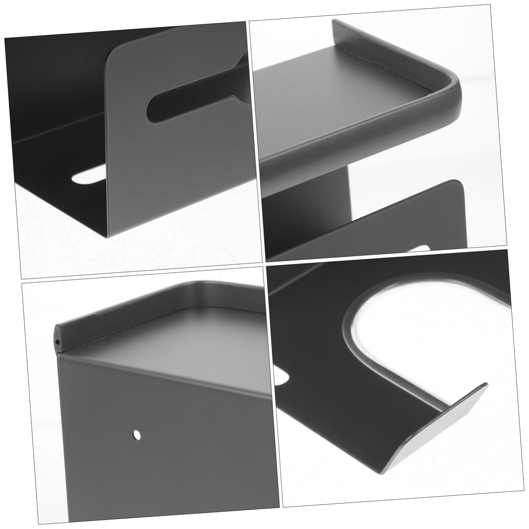 Alipis Supporto Per Asciugacapelli Da Parete Elegante Porta-attrezzi in Acciaio Per Facile Da Installare Supporto Per Asciugacapelli Da Bagno