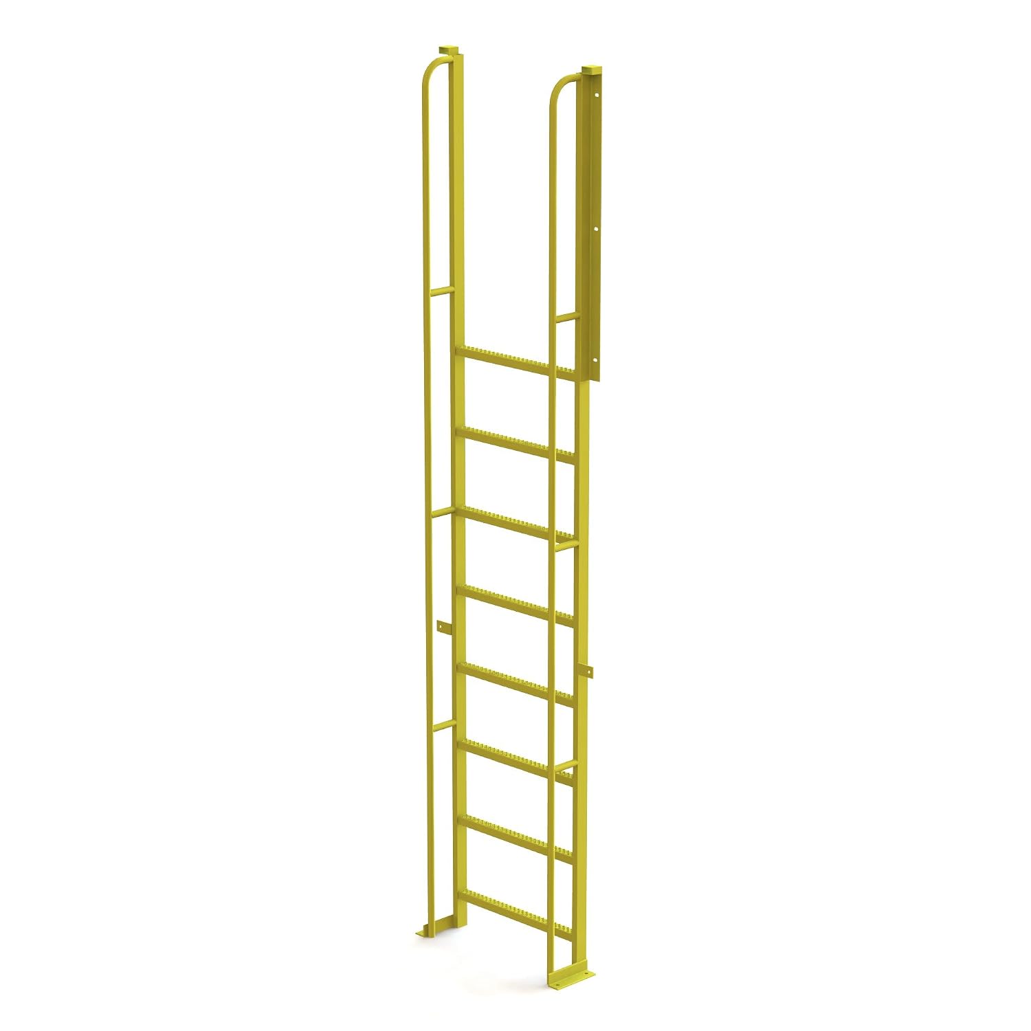 Tri-Arc UCL9008246 U-Design Configurable Crossover 8-Step, 80" High 90 Degree Ladder with 24" Wide Perforated Tread