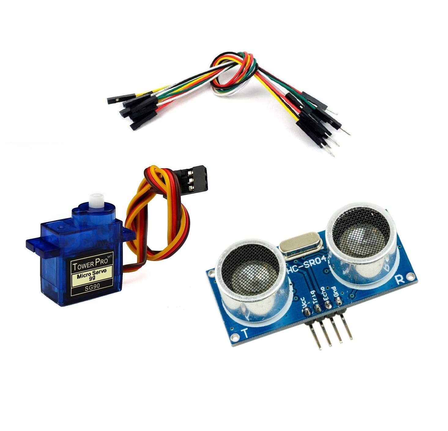 Super Debug SG90 Servo motor with Ultrasonic Sensor and 10 Pcs Male to Female jumper wire kit For DIY & Science Project (B09XJK46T3) Amazon Price History, Amazon Price Tracker