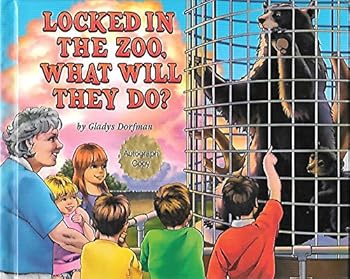 Hardcover Locked in the Zoo, What Will They Do? Book