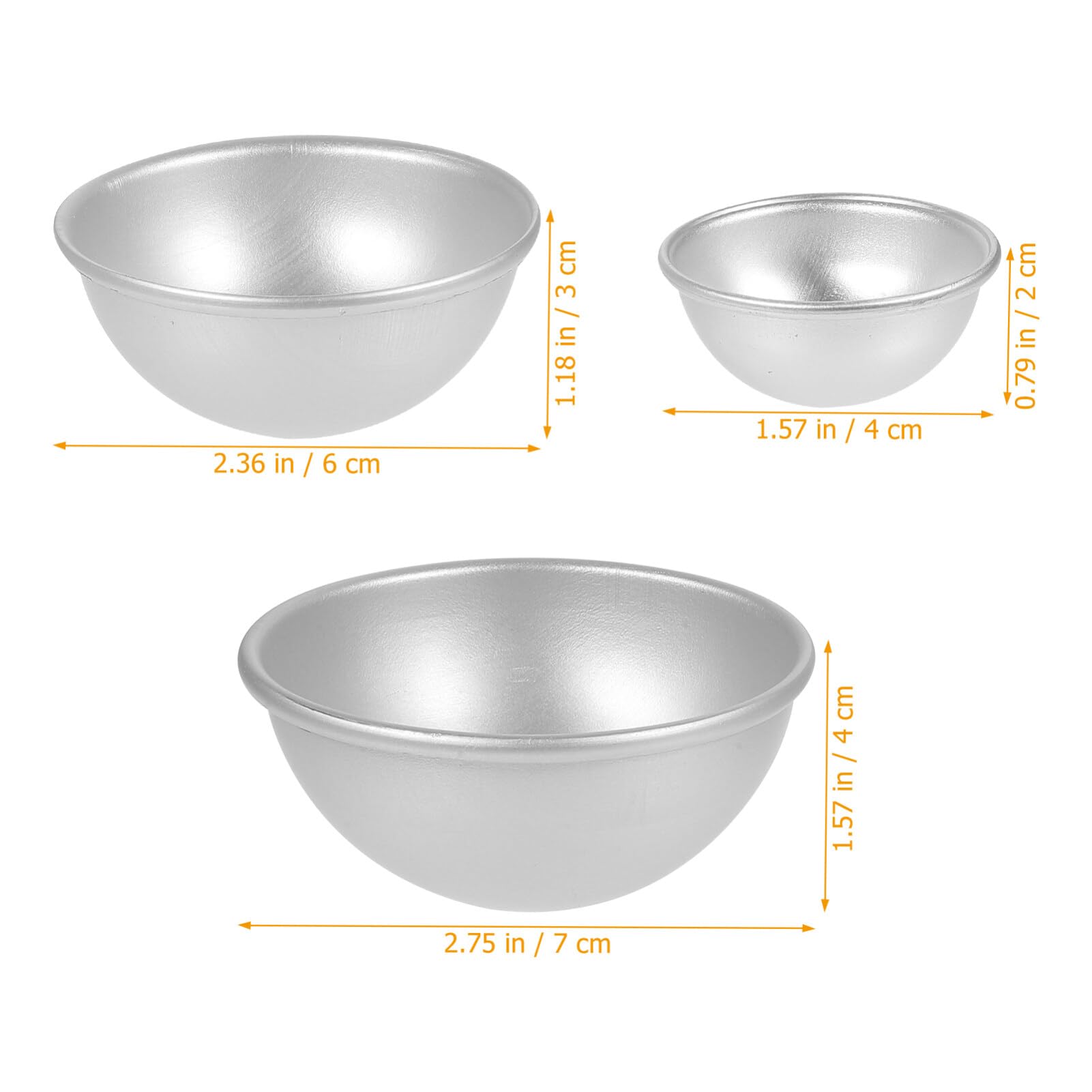 Moule Demi-sphère en Alliage D’aluminium 12 Pièces