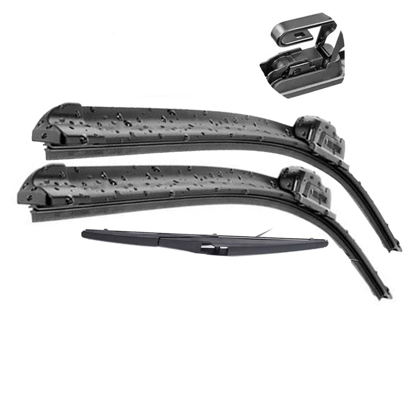 Juego De Escobillas Limpiaparabrisas Delanteras Y Traseras De 26 "16" 12 ", Cepillos Para Ventana De Parabrisas De Coche Para Toyota RAV4 XA50 2019 2020 2021 Parabrisas