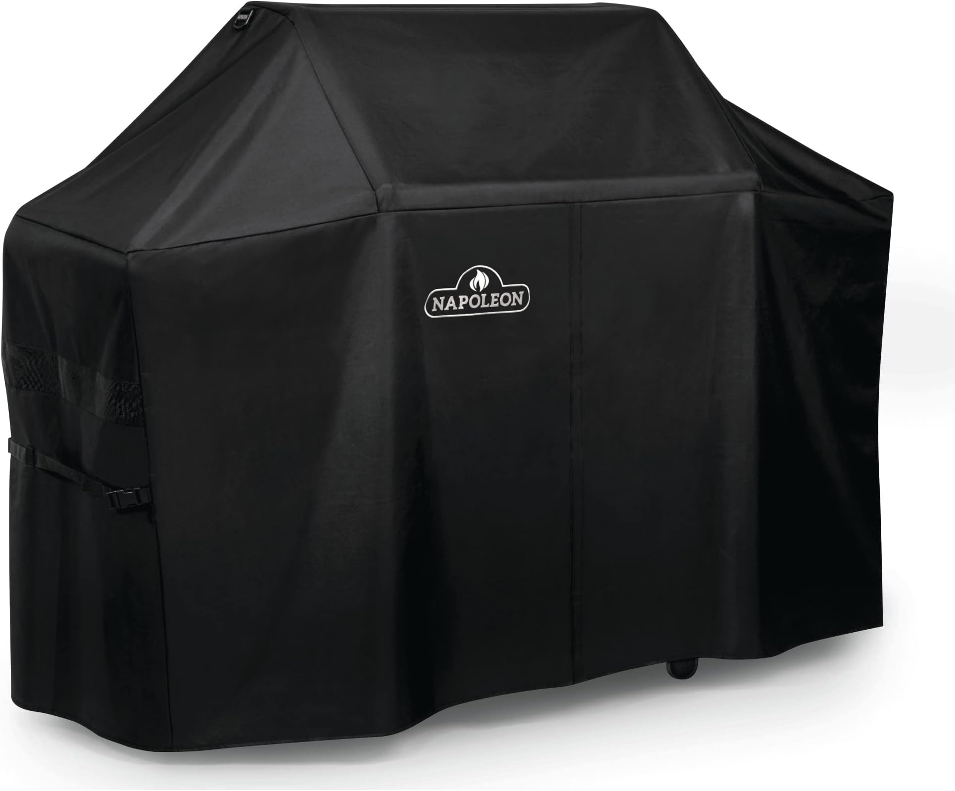 Grill Cover for Prestige PRO 500 and Prestige 500 - Black, Water Resistant, UV Protected, Air Vents, Hook and Loop Closure, Hanging Loops, Adjustable Buckled Straps