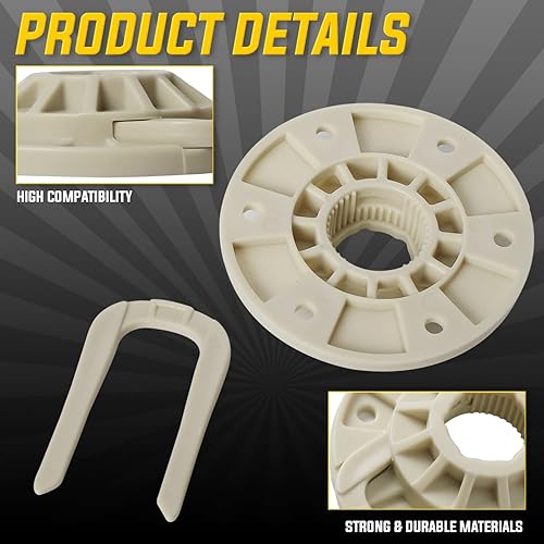 Miniatura 3 de Kit de cubo accionado por Seentech W10528947 compatible con lavadoras Whirlpool Kenmore  Reemplaza AP5665171, W10396887, W10528947VP, PS6012095,