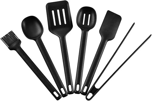 Miniatura 7 de LCCDSD Juego de herramientas de cocina, utensilios de cocina de silicona, kit de accesorios antiadherentes, espátula de crema, cucharón, espumador,