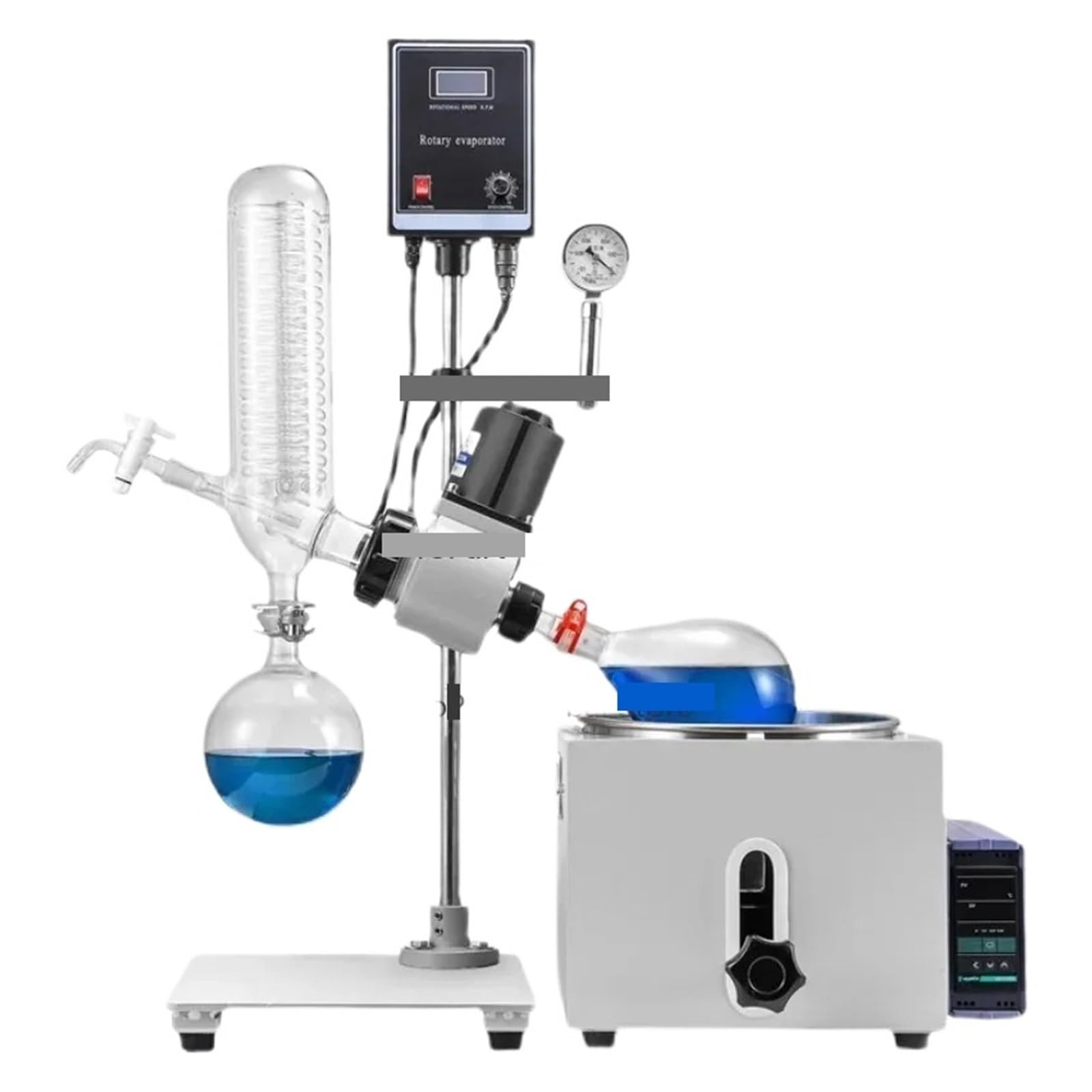 Laboratorium RE-201D Wyparka Obrotowa O Małej Objętości 0,25-2L Destylator Próżniowy Z Dekompresją Stabilna Rotacja ZwięKsza Parowanie(RE-201D 2L)