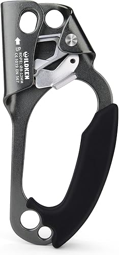 WILDKEN Ascendedor de Mano para Escalada de Exteriores Montañismo Árbol Arborista Escalada Descenso Equipo Ascendedor de Mano para Cuerda de 8-14mm