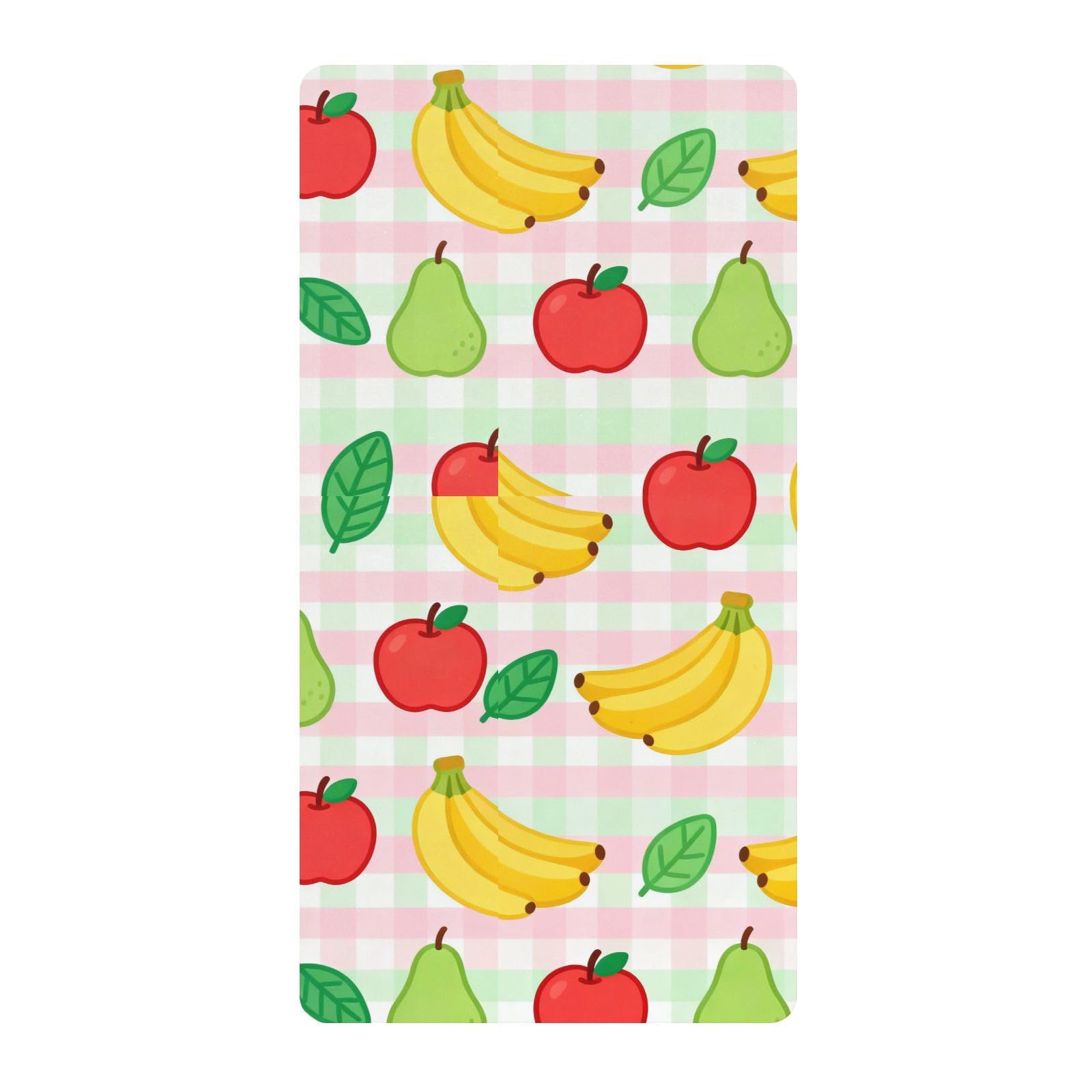 Housse de couette berceau en coton doux imprimé fruits bébé