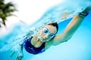 Aqua Sphere Silicone Nose Clip with Case, Navy/Gray gallery image