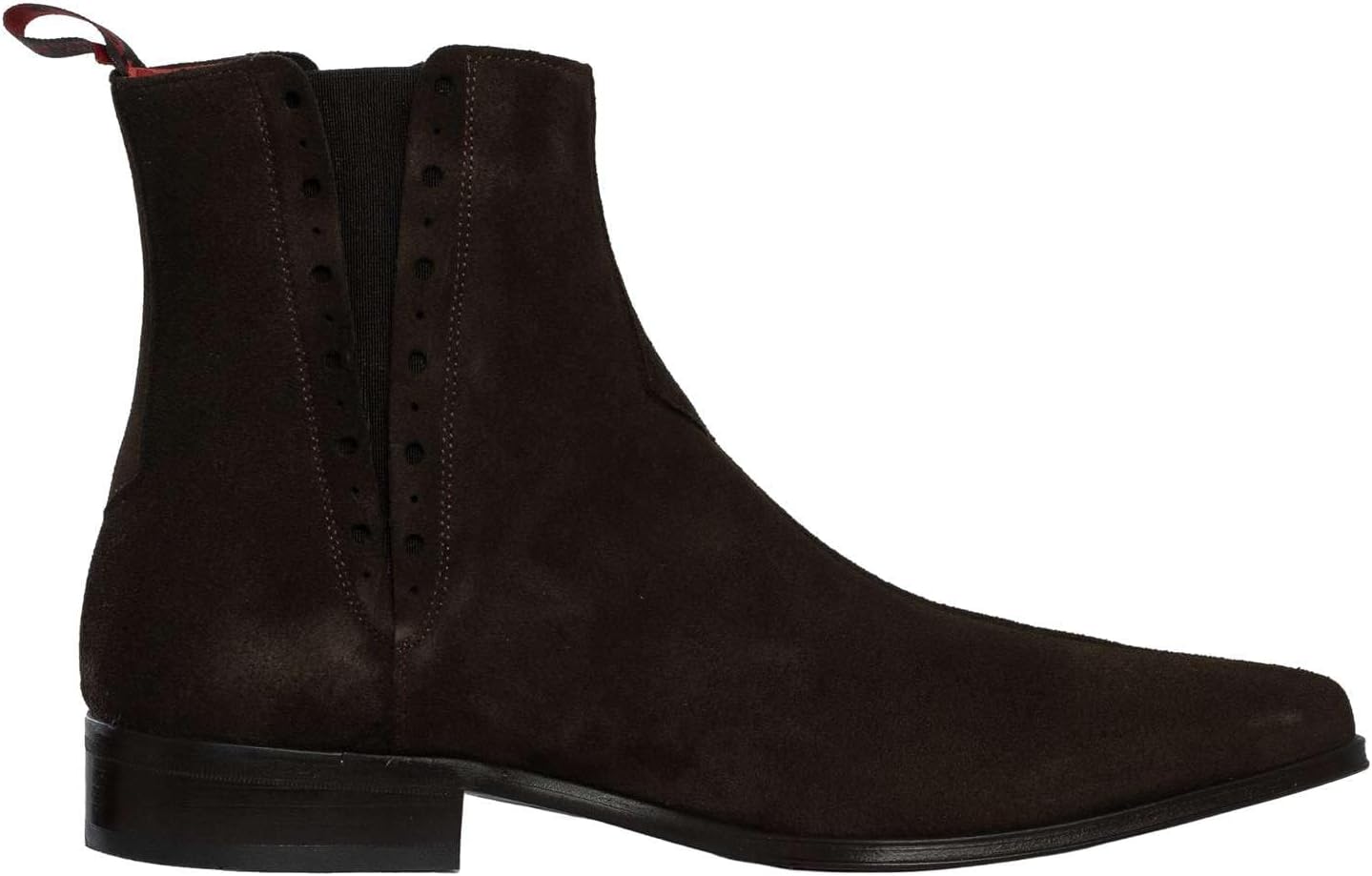 Jeffery West Men's Suede Chelsea Boots, Expresso, 9 US