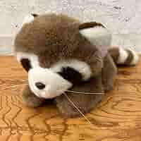 昭和レトロ ぬいぐるみ たぬき レッサーパンダ アライグマ オルゴール 昭和レトロ ぬいぐるみ たぬき レッサーパンダ アライグマ