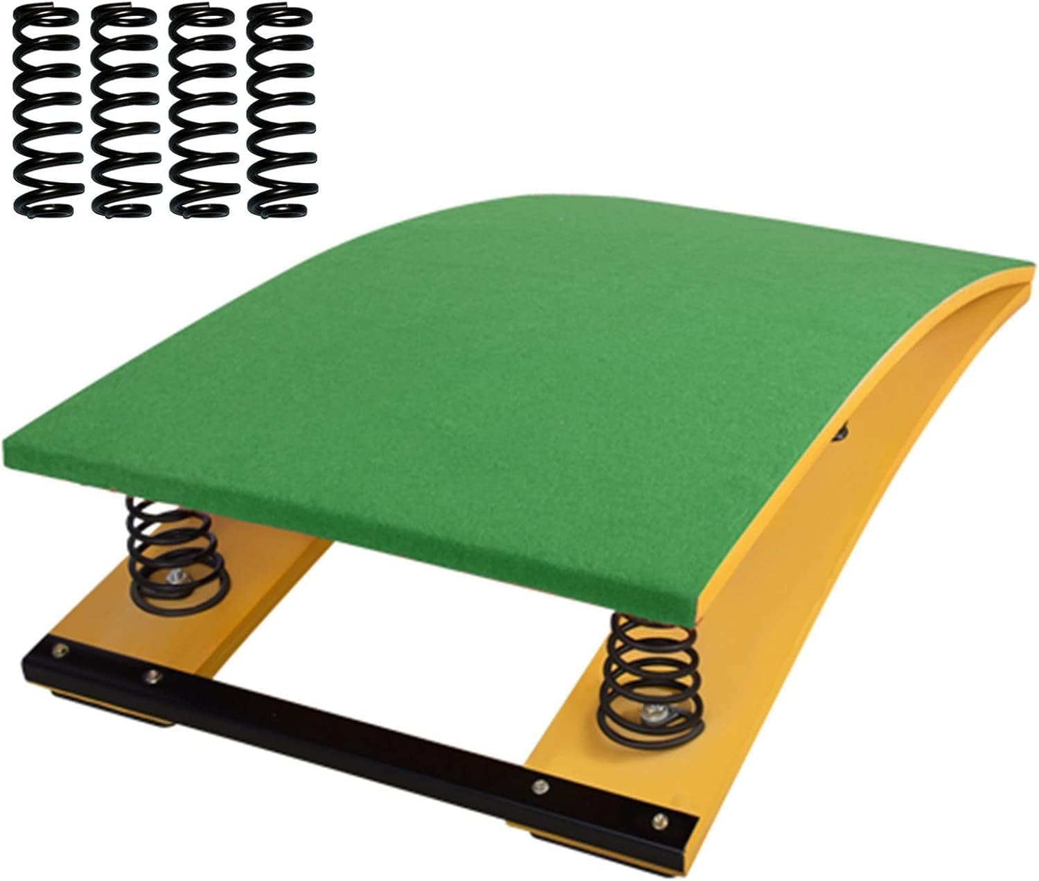 High Jump Spring Board 4 Spring Gymnastic Springboard for Young & Kids Junior Size Spring Board Sport Equipment for Home Gyms Vaults Yoga - Load 65 Kg / 143 Lbs Landing practice art project assisted s