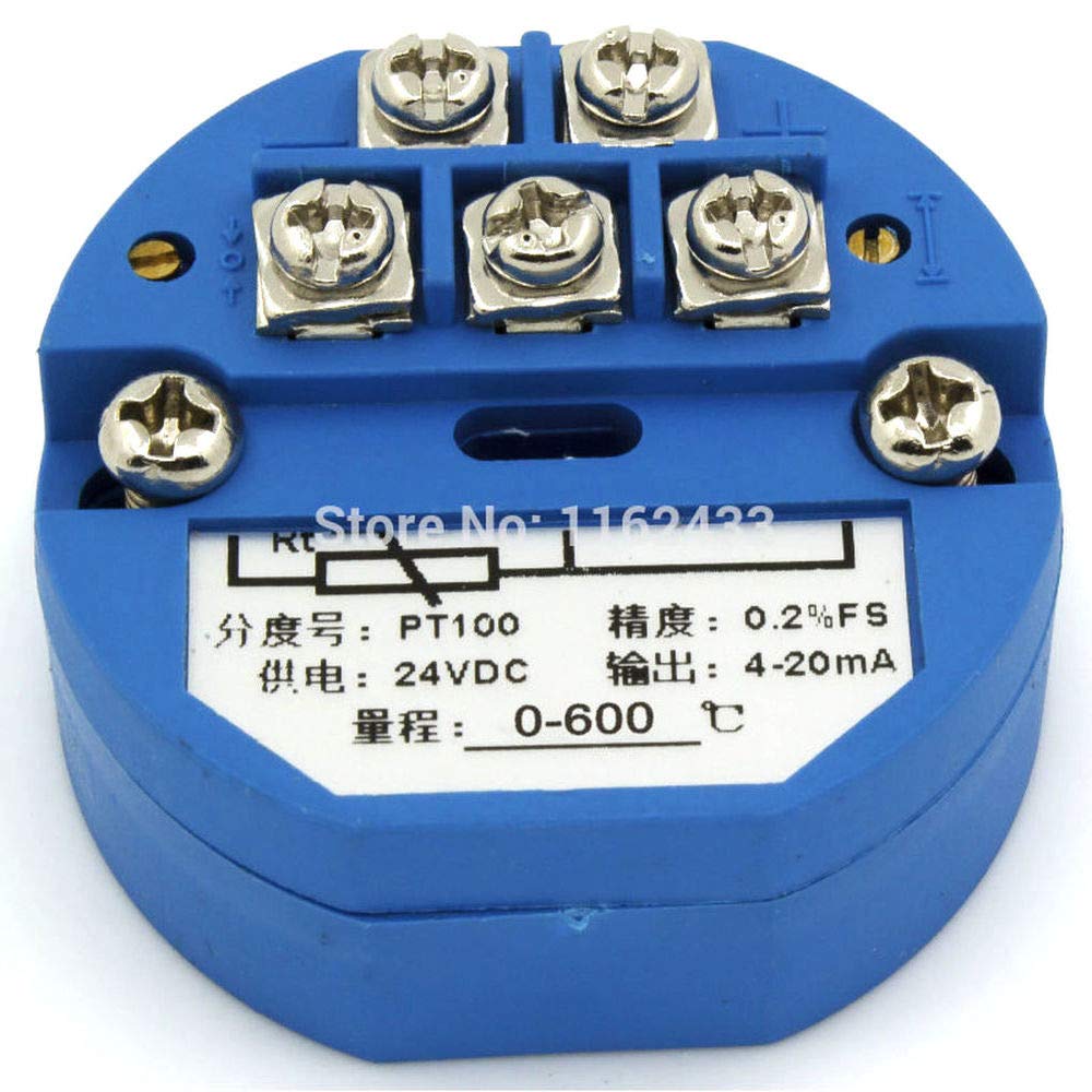 FTT01 4-20mA Output 0-600C PT100 Temperature Transmitter Module SBWZ Temperature Amplifier templifier
