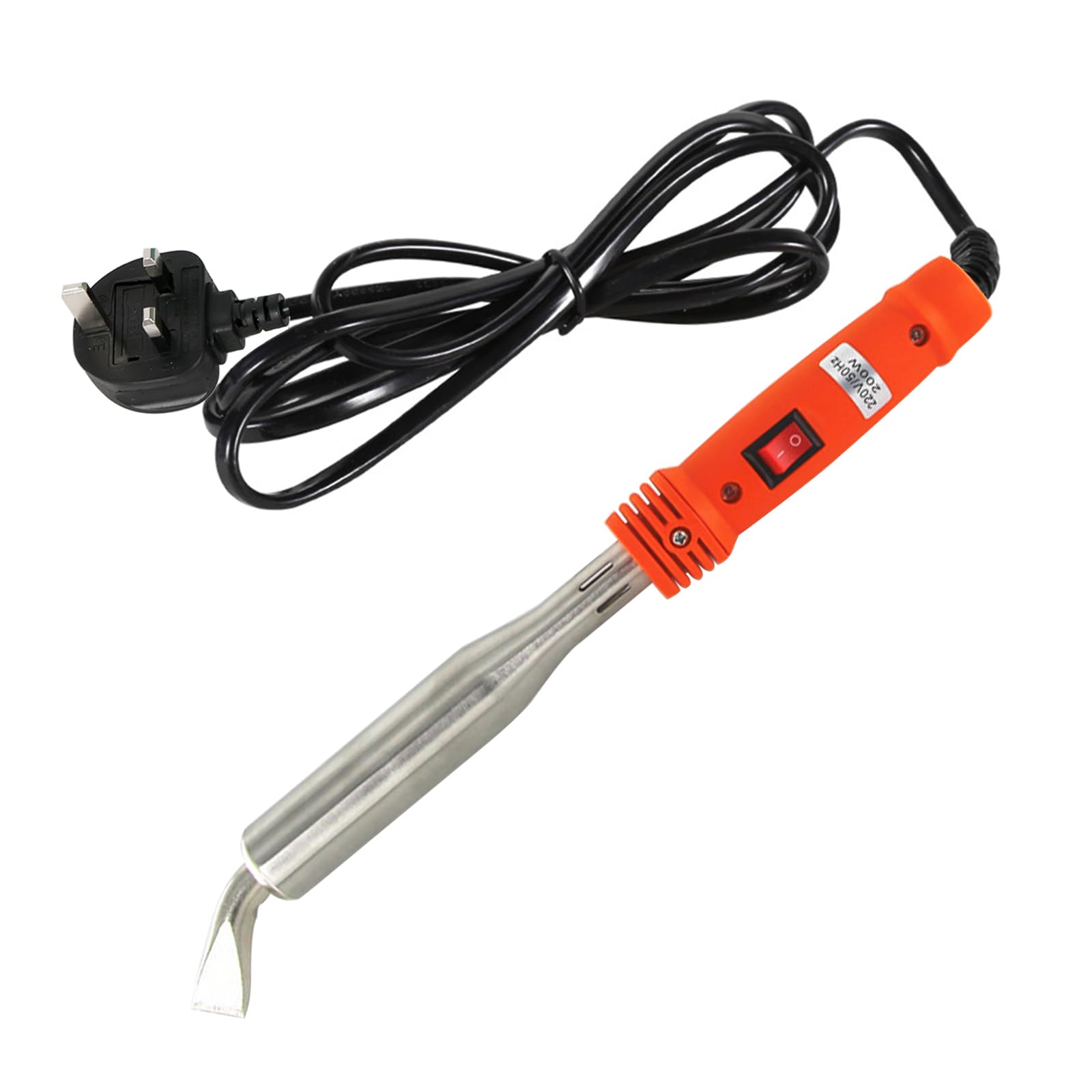 Soldering iron with switch, 150w/200w/300w, 220V 16A, Soldering Iron Needle, Soldering Repair Tool, High Power Soldering Iron,Purple Copper (150, Watts)