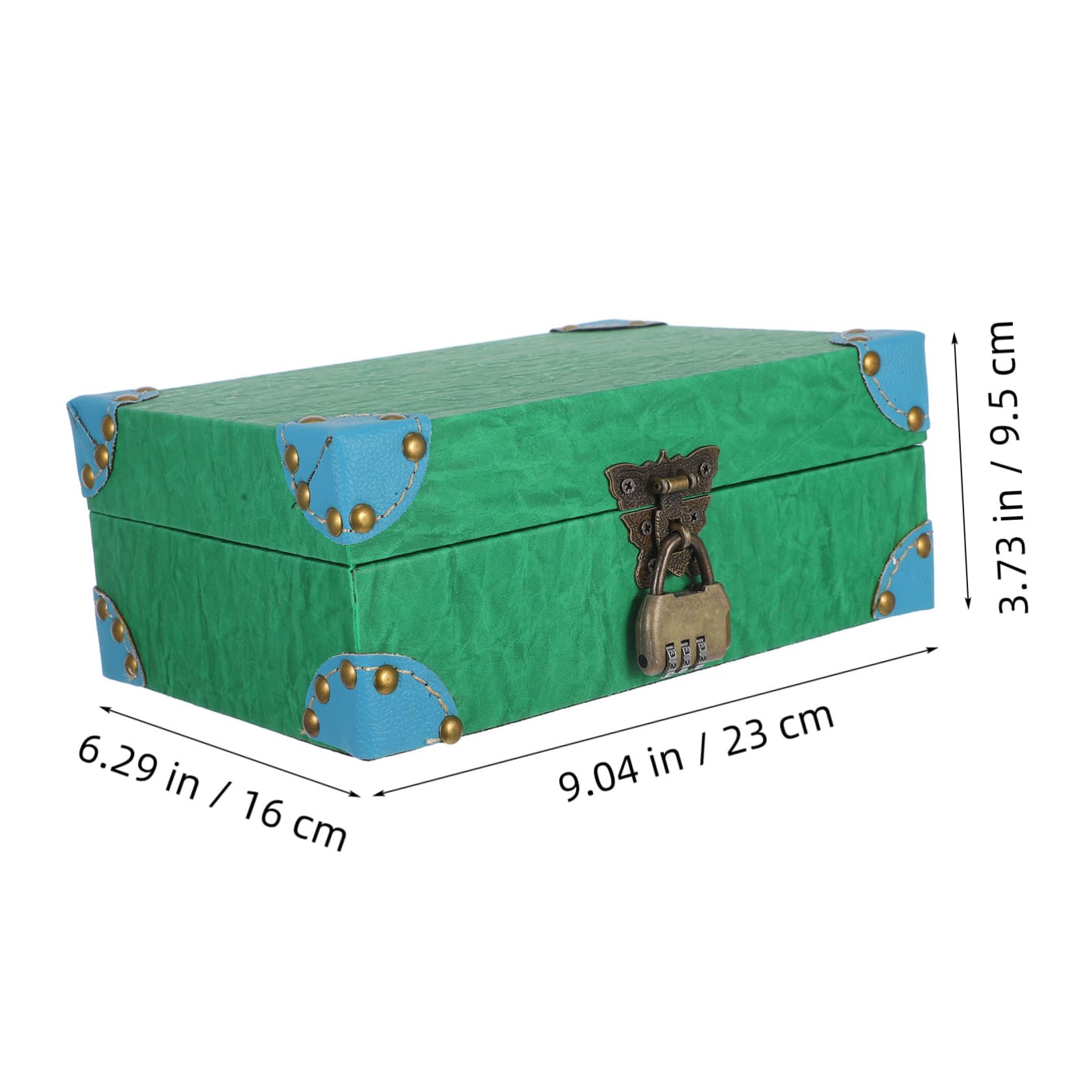 MAGICLULU Lockable Jewelry Storage Box Small Trinket Box for Boys and Girls with Lids for Home