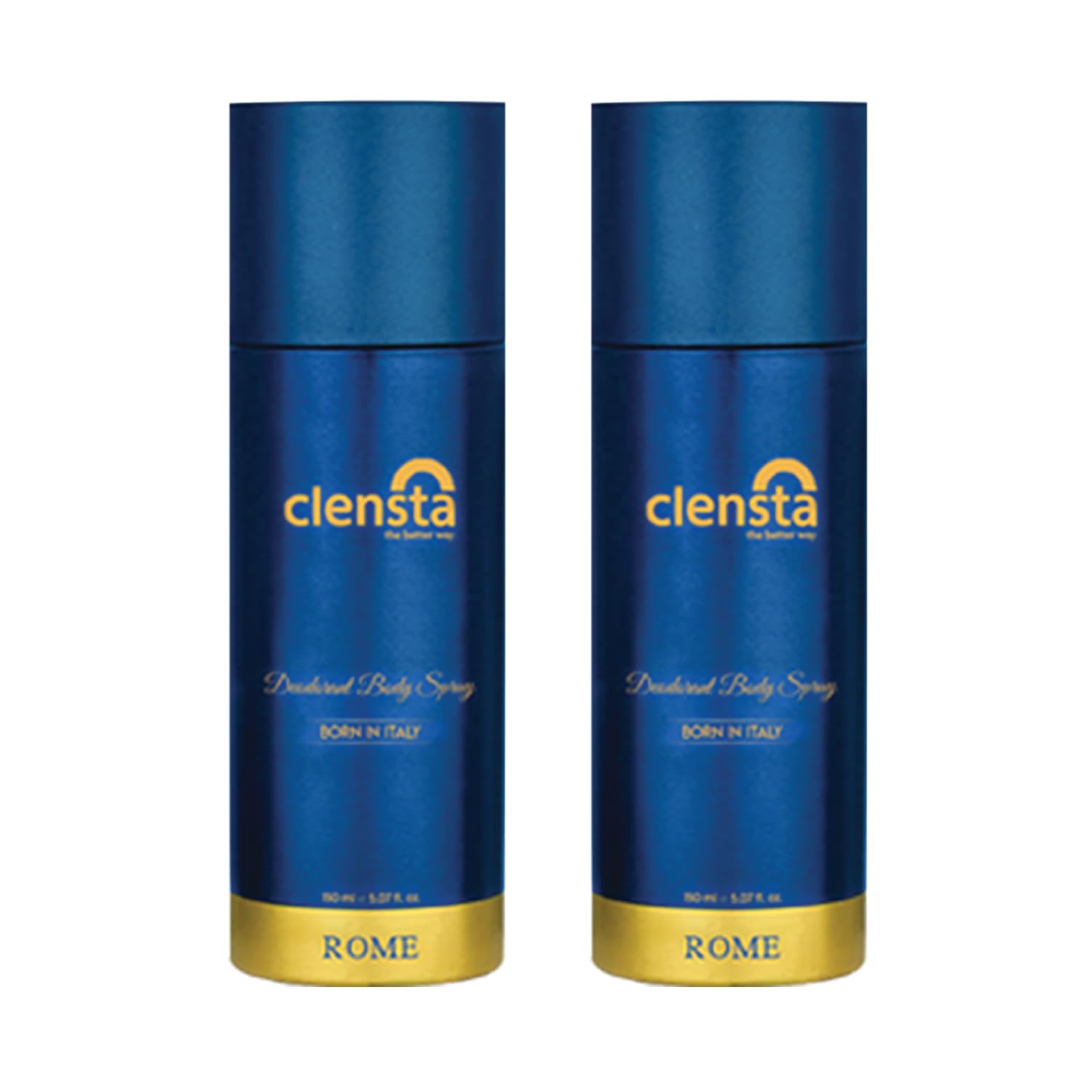 Clensta Rome Deodorant for Men 150ml Pack of 2 Body Spray Long Lasting | All Day Freshness | Born in Italy-image-30