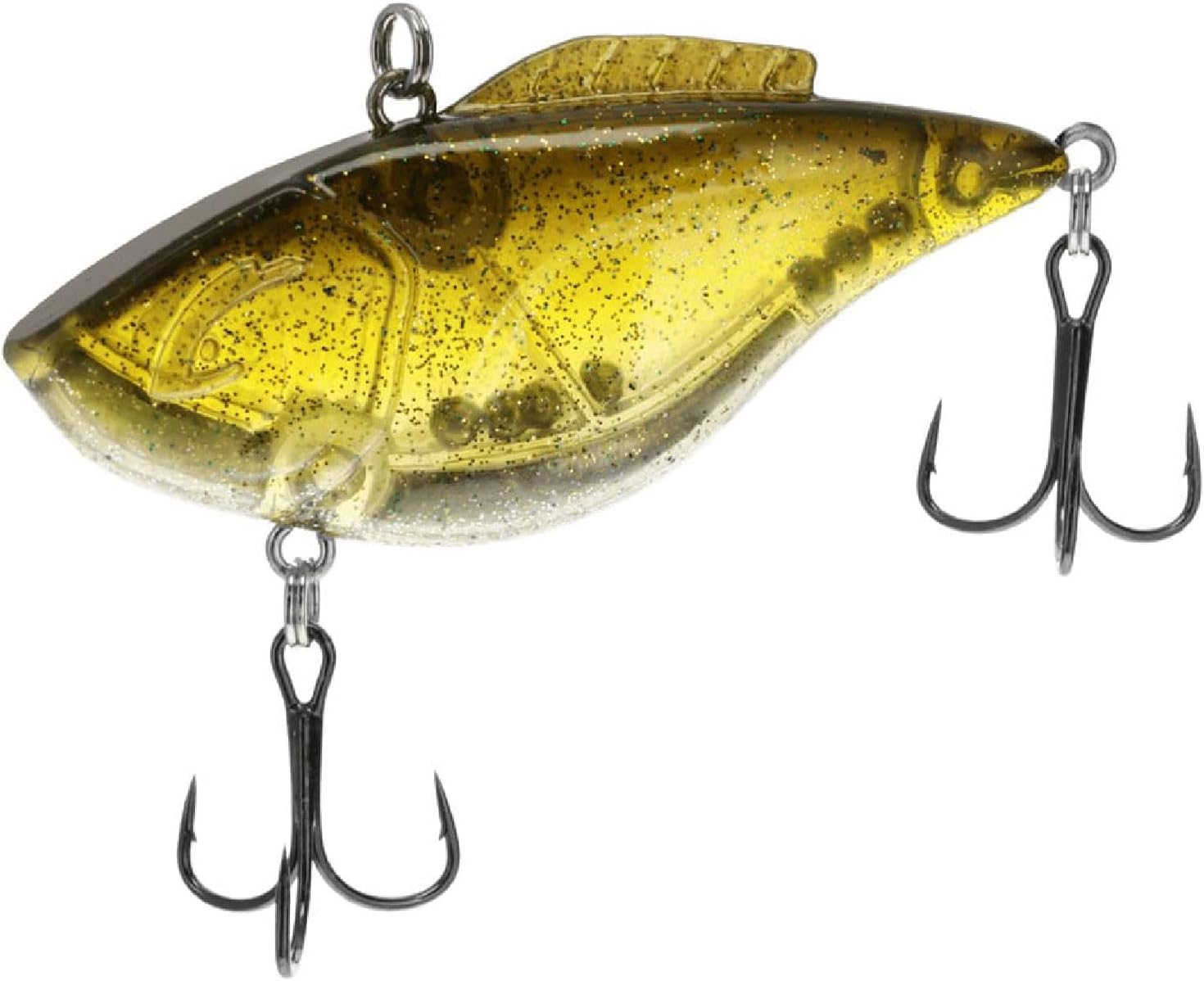 Bill Lewis Hammer-Trap - Freshwater Lifelike Lipless Crankbait Fishing Lure with Mustad Triple Grip Hooks, 3/8 Oz - 5/8 Oz