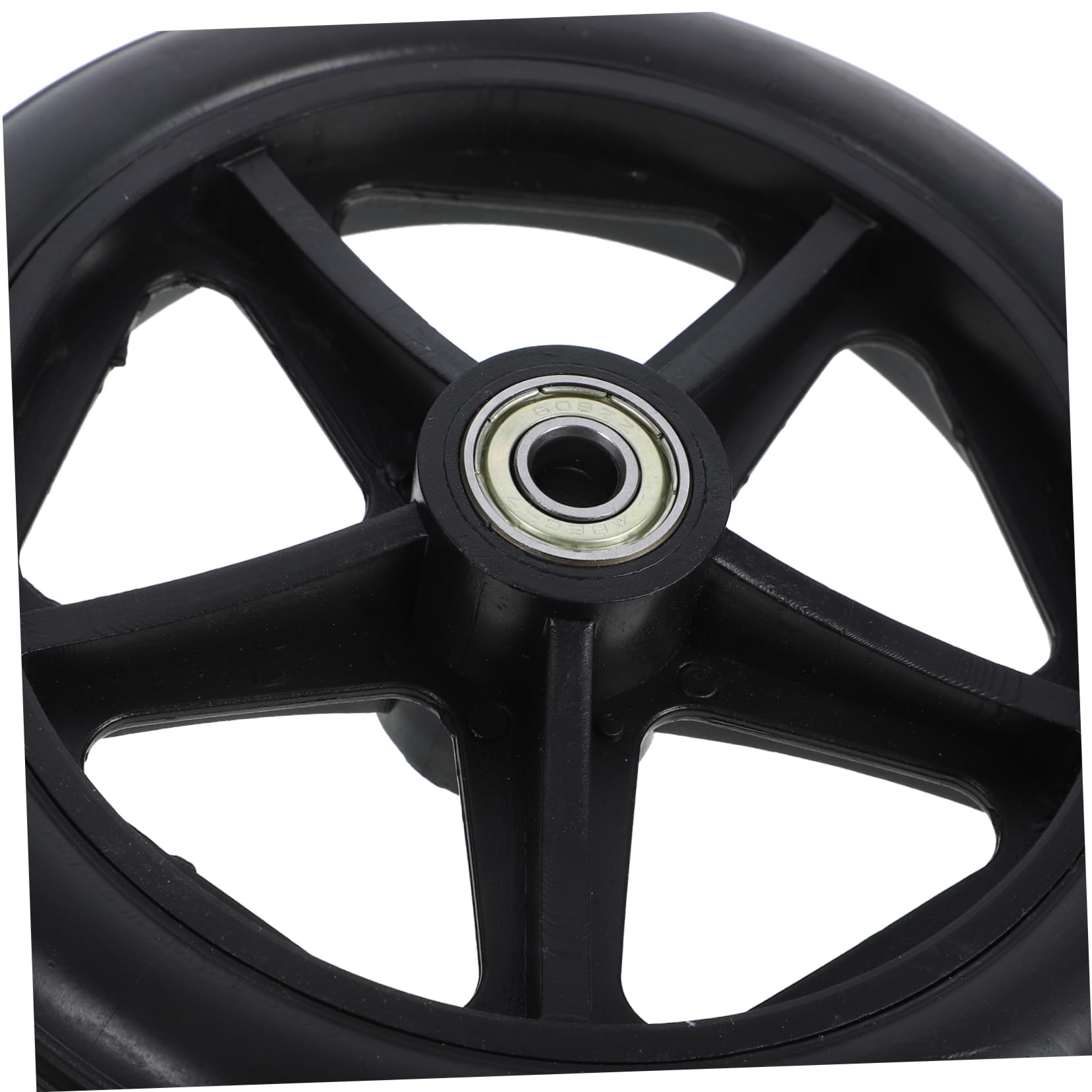 HAPINARY Wheelchair Wheel Assembly Replacement Tire for Wheelchair Front Wheels Wear-Resistant and Quiet Wheelchair Parts