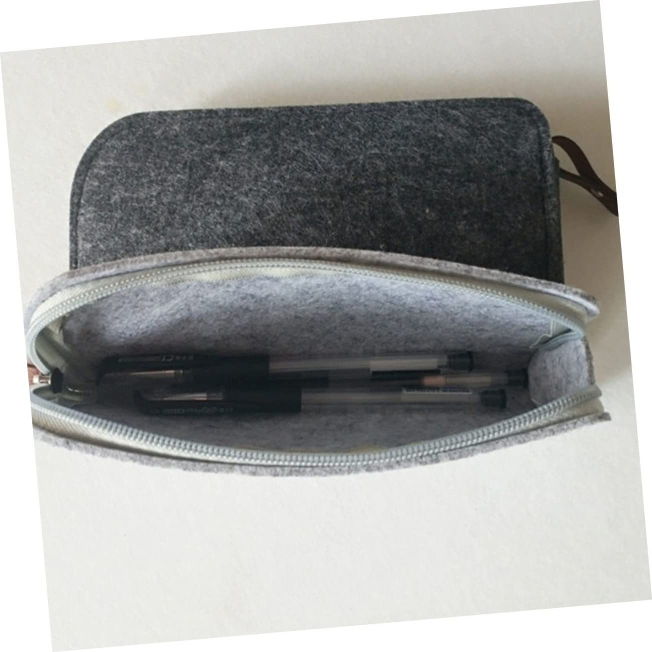 STOBOK 12pezzi Astuccio Portamatite Chiari Scuri Organizer Multifunzionale Per Cancelleria e Cosmetici Design Chic e Resistente Facile