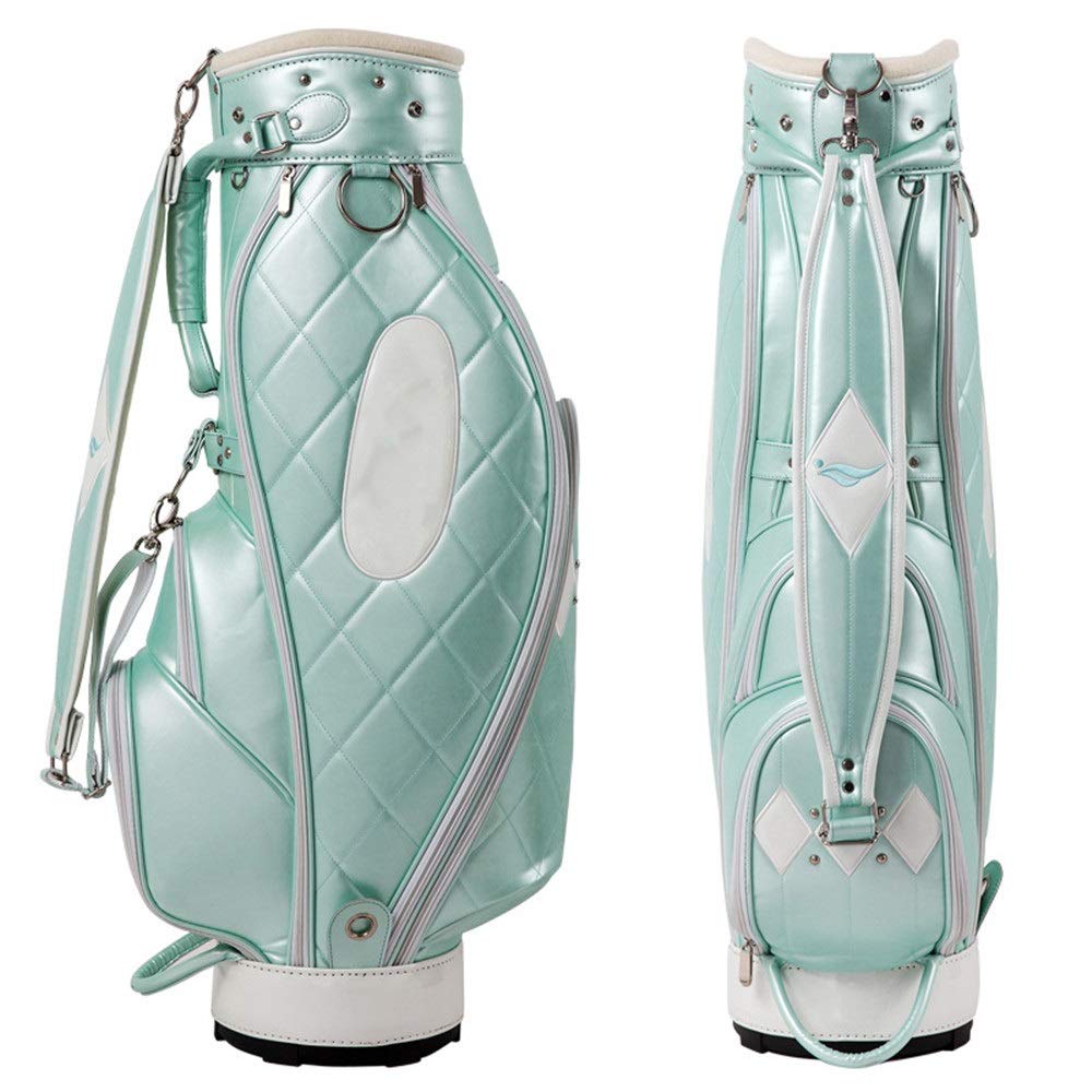 Jenghfnifer Golf Stand Bag Golf Equipment Ladies Golf Bag Light Blue Golf Carry Bag Lightweight Golf Travel Organizer Carry Bag For Women,Can Hold 14 Putters (Color : Light Blue, Size : As shown)