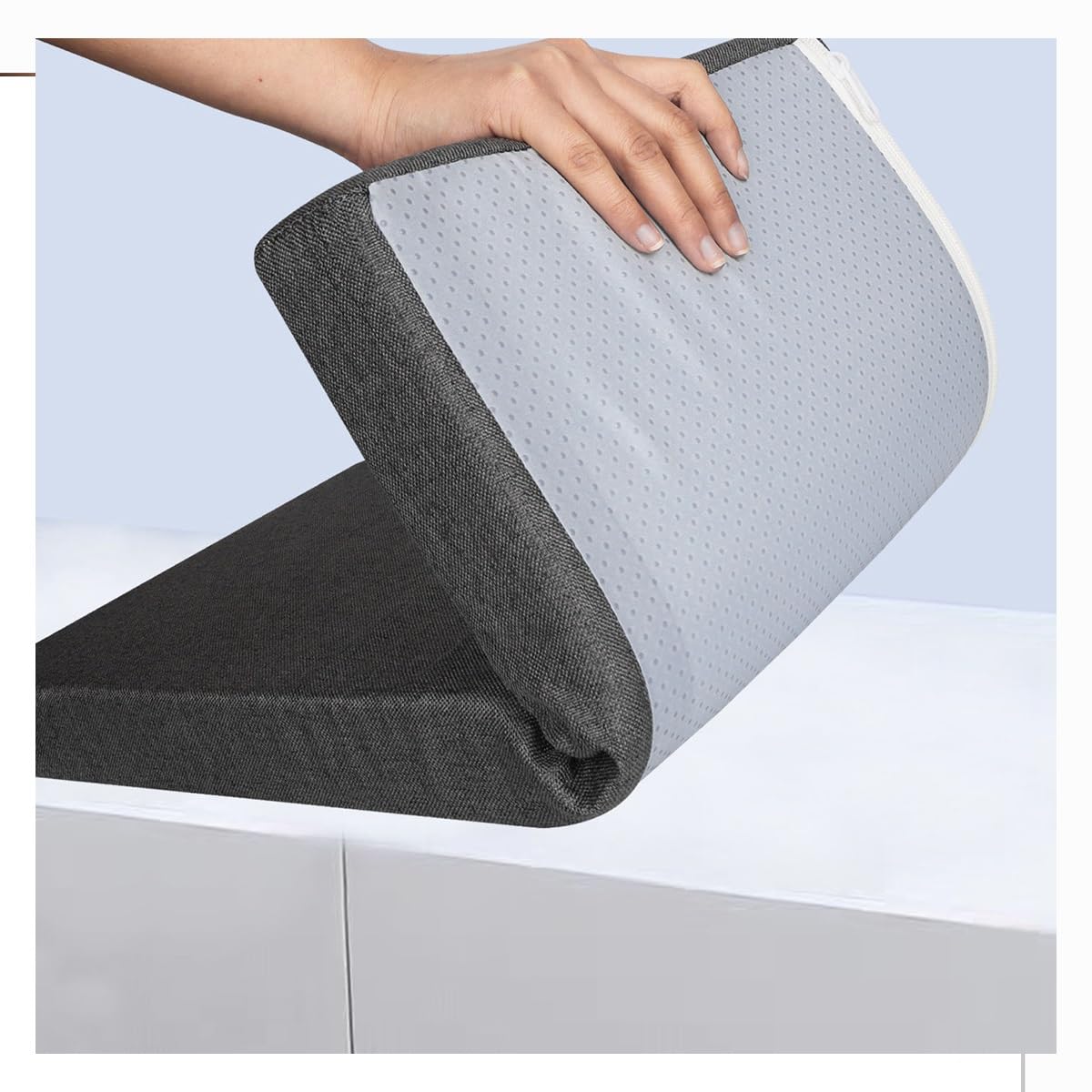 Panchina da giardino, rimovibile, lavabile, per esterni, altalena, patio, davanzale, 60 x 55 x 5 cm, impermeabile