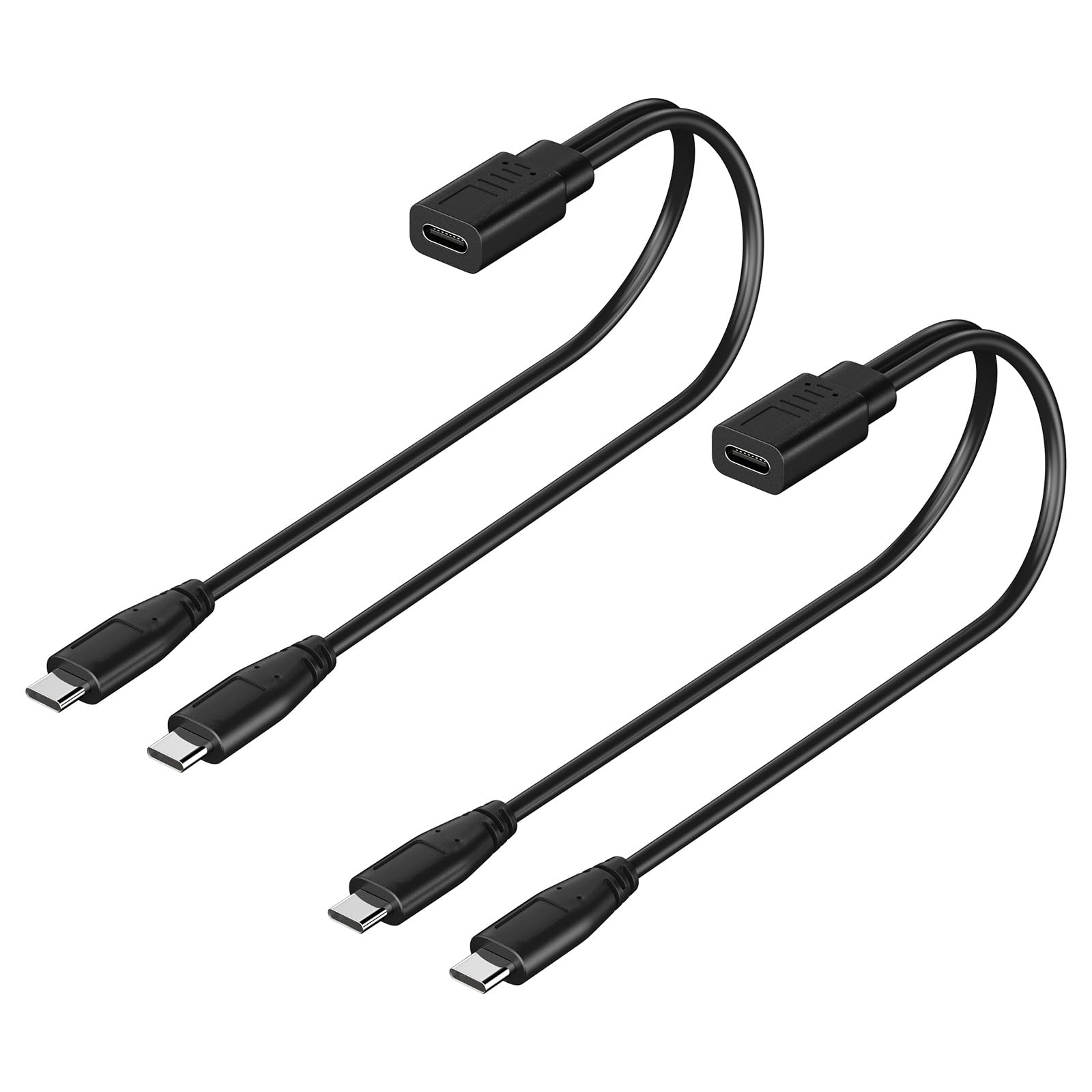 Adaptateur USB-C Femelle à USB-C Mâle Splitter Y - Câble Double USB-C Neuf, Générique, Fabriqué En Chine