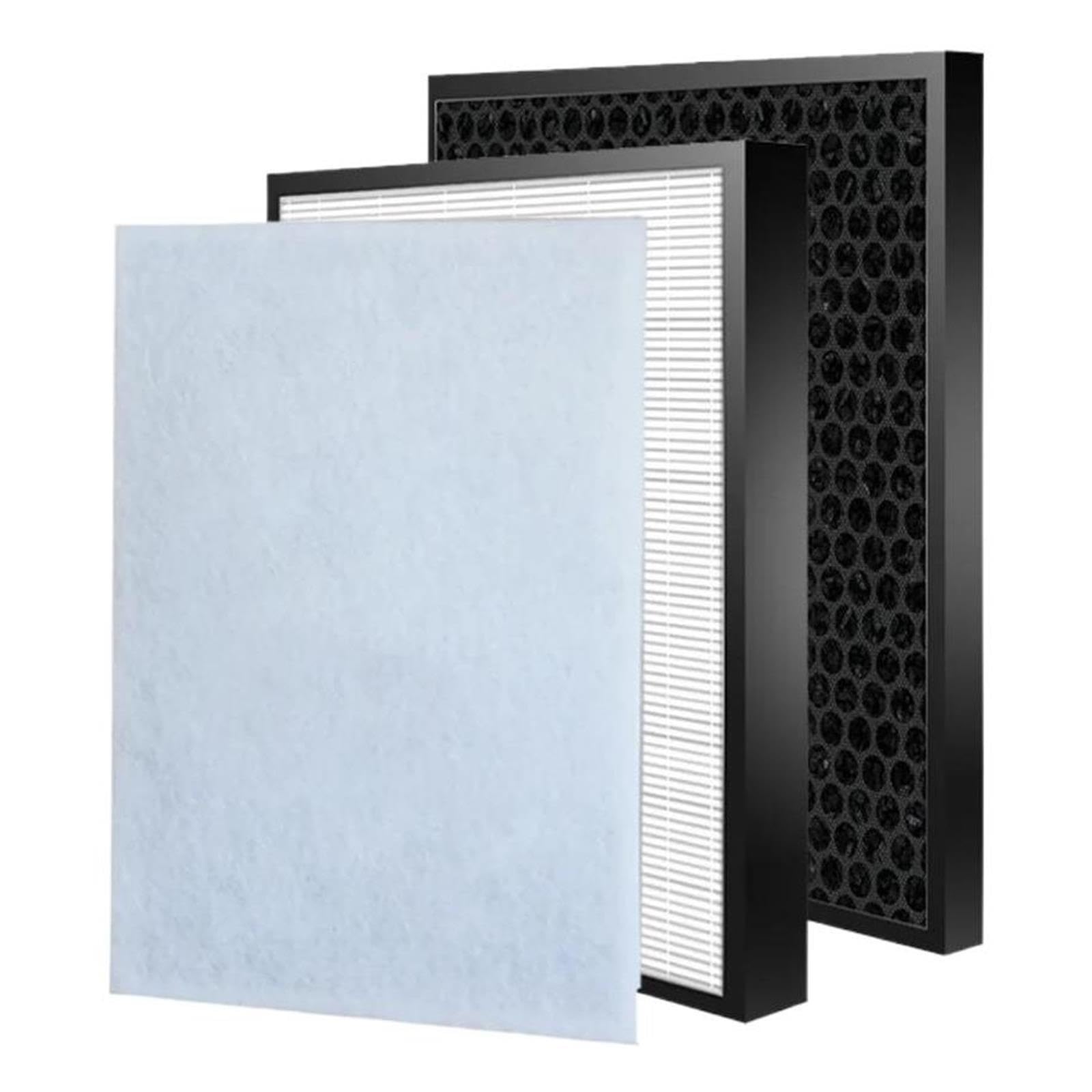Reemplazo De Filtro H13 Y Filtro De Carbón Compatible With Sharp KC-G60SA KC-G60SA-W Purificador De Aire(1 SET and Humidifier)