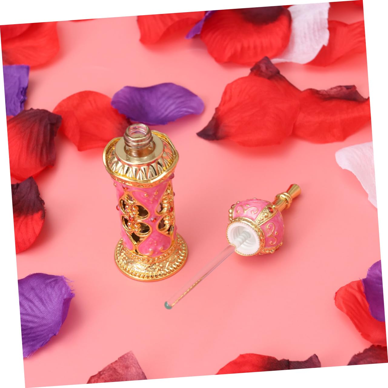 WOONEKY 3 Flaconi Di Profumo Da 12 Ml Per Donna in Stile Mediorientale in Per Piccole Bottiglie Di Profumo Da Viaggio E Da Riporre in Borsa.