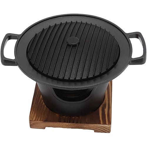 Hibachi Japanese Mini Grill - Portable Tabletop Charcoal Grill for Camping & Home Barbecue