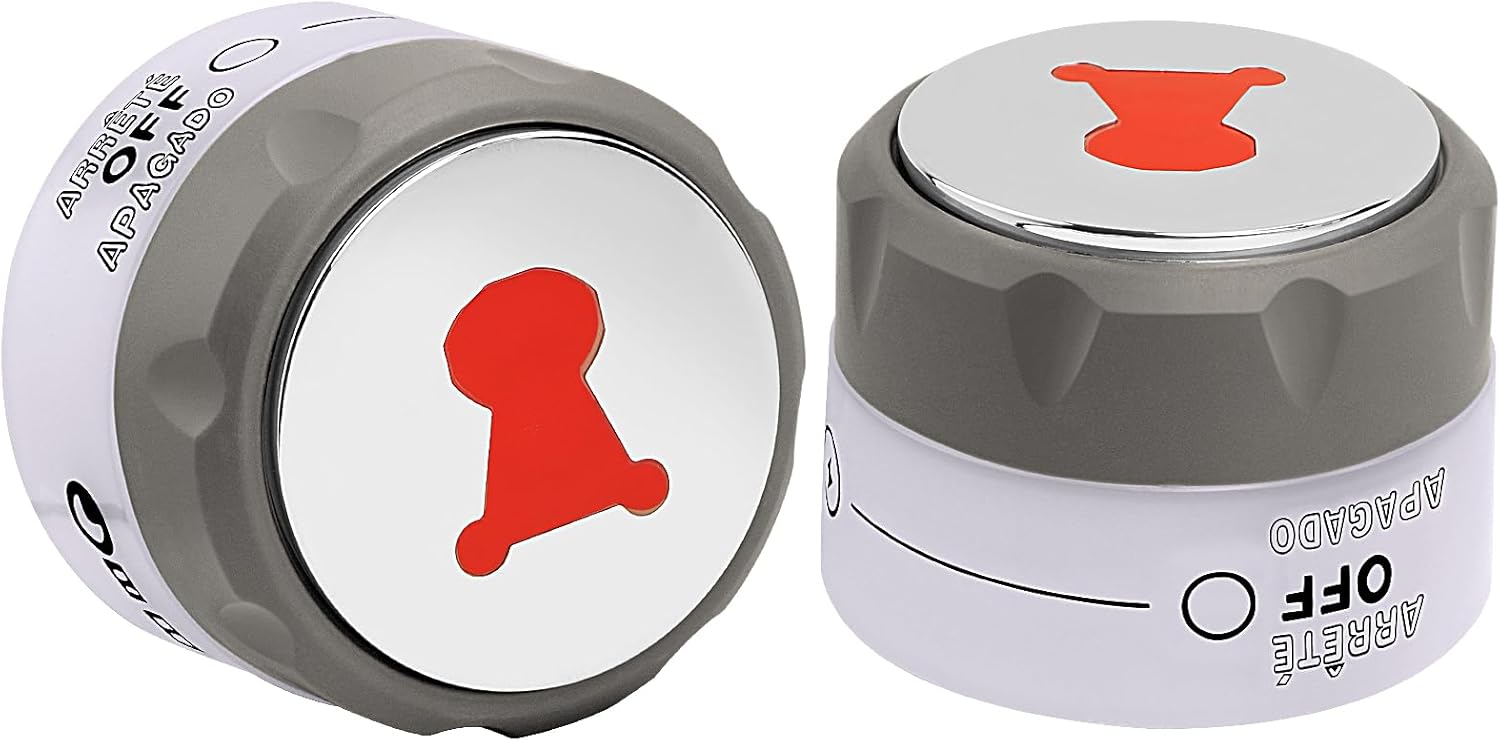 NOVINO Grill Knobs for Weber Summit,2-Pack 91538 Lighted Control Grill Knobs for Weber Summit 2012+ 400/600 Series E-470 670, S-460 470 660 670 2 Pack