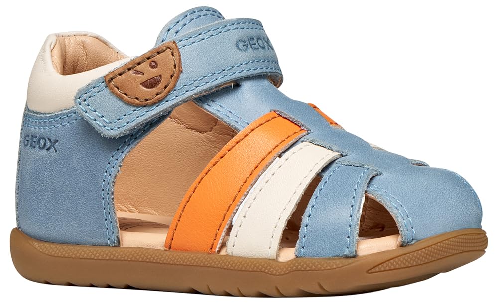 Geox B Sandal Macchia Boy, Lt Sky Orange, 8.5 UK Child