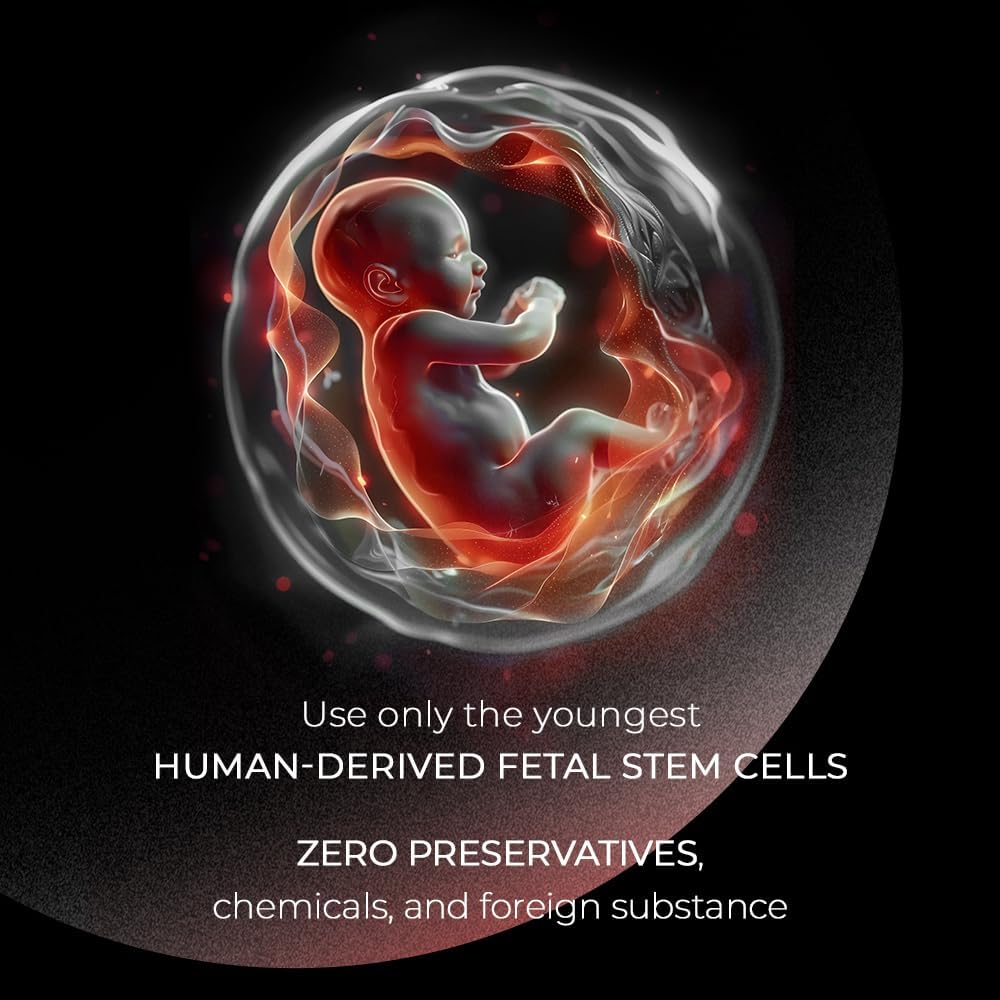 FetoScell All-in-One Revital Booster Gel with Exosome, NK Cell, Arginine, Centella Asiatica, Madecassoside for Skin Regeneration