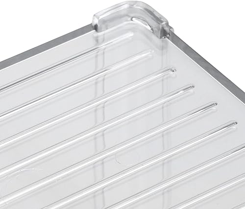 Miniatura 5 de Zerodis Contenedor de almacenamiento de alimentos, organizador de plástico transparente para refrigerador con tapa, caja de congelador reutilizable