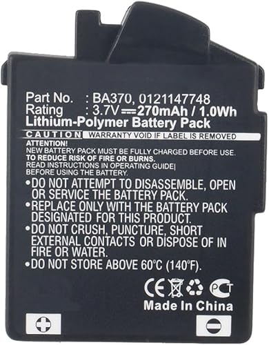 Miniatura 4 de Synergy Digital Batería de auriculares inalámbricos, compatible con auriculares inalámbricos Sennheiser MM 450-X, (Li-Pol, 3.7 V, 270 mAh),