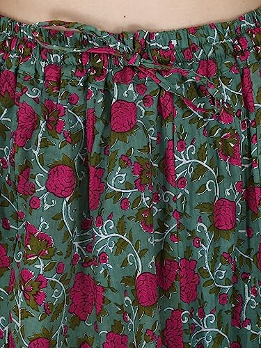 Image of Sttoffa Cotton Printed Women Wear Maxi Long Skirt 40 inch inch Full Length