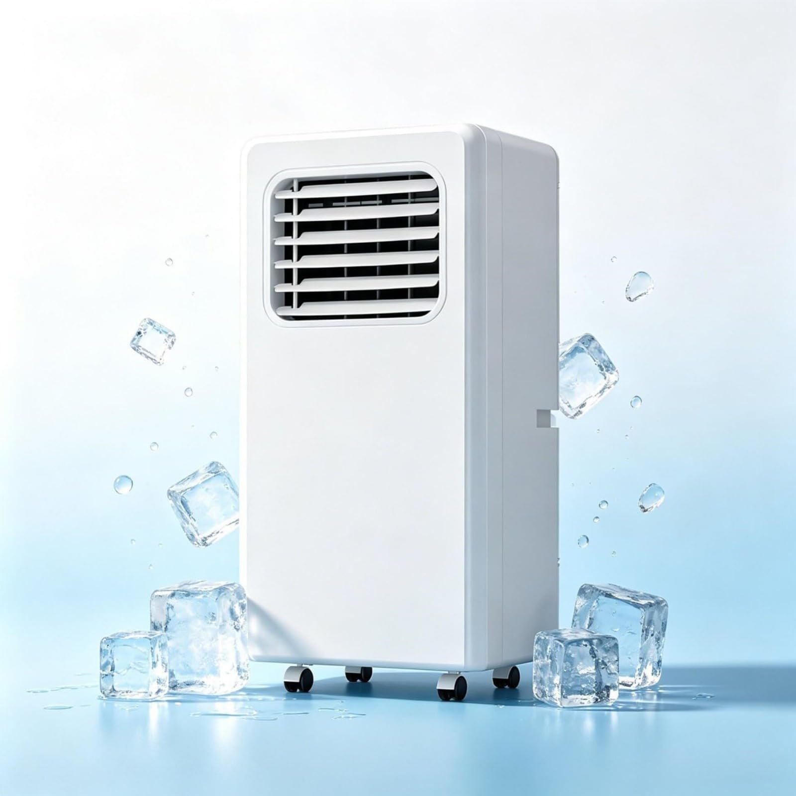 Condizionatore D'aria Portatile, Potente Unità Di Climatizzazione, Unità Di Climatizzazione A Pavimento Ad Alte Prestazioni, Raffredda Fino A 550 Piedi Quadrati; Per Soggiorno 12000BTU