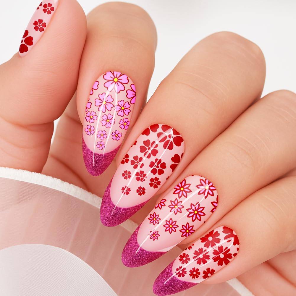 PH PandaHall 3pcs Classic Gradients Nail Stamping Plate - Image 4