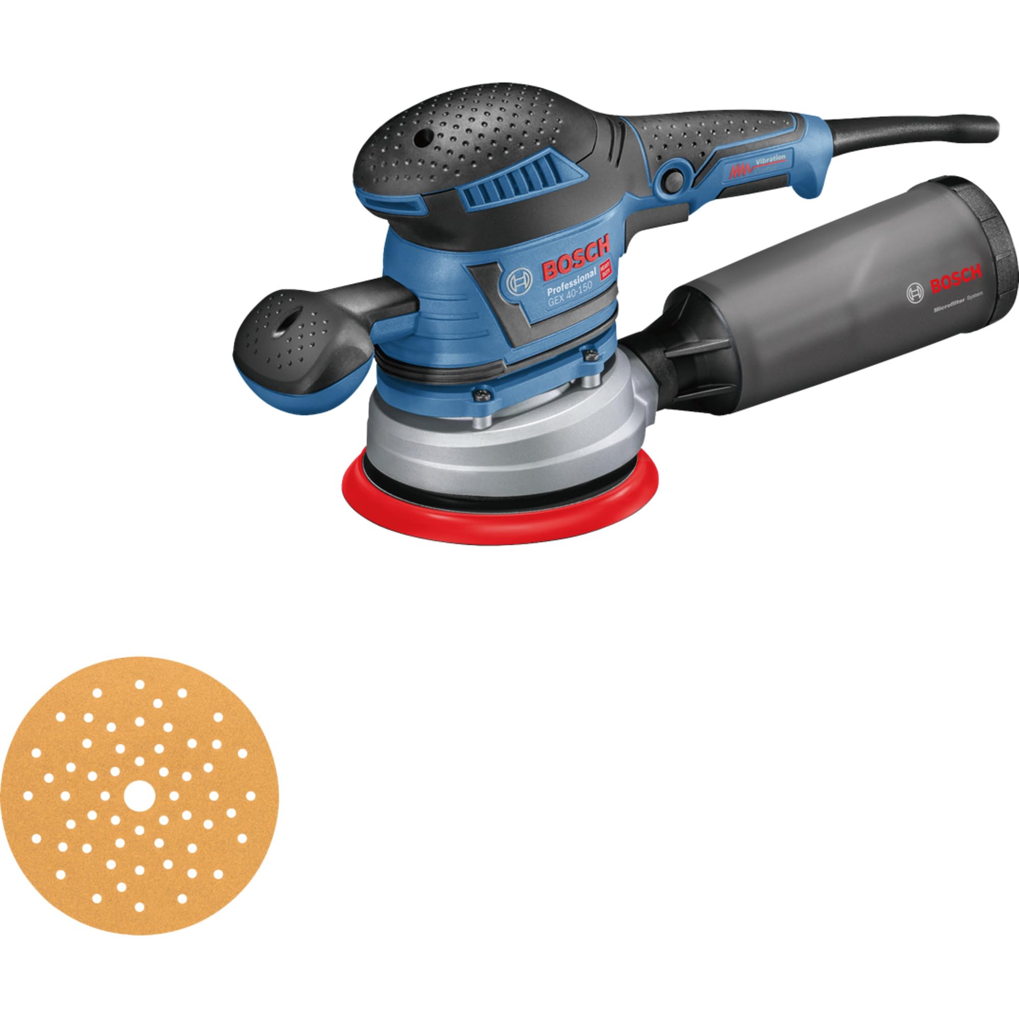 Bosch Professional Eksantrik Zımpara GEX 40-150 : Amazon.com.tr