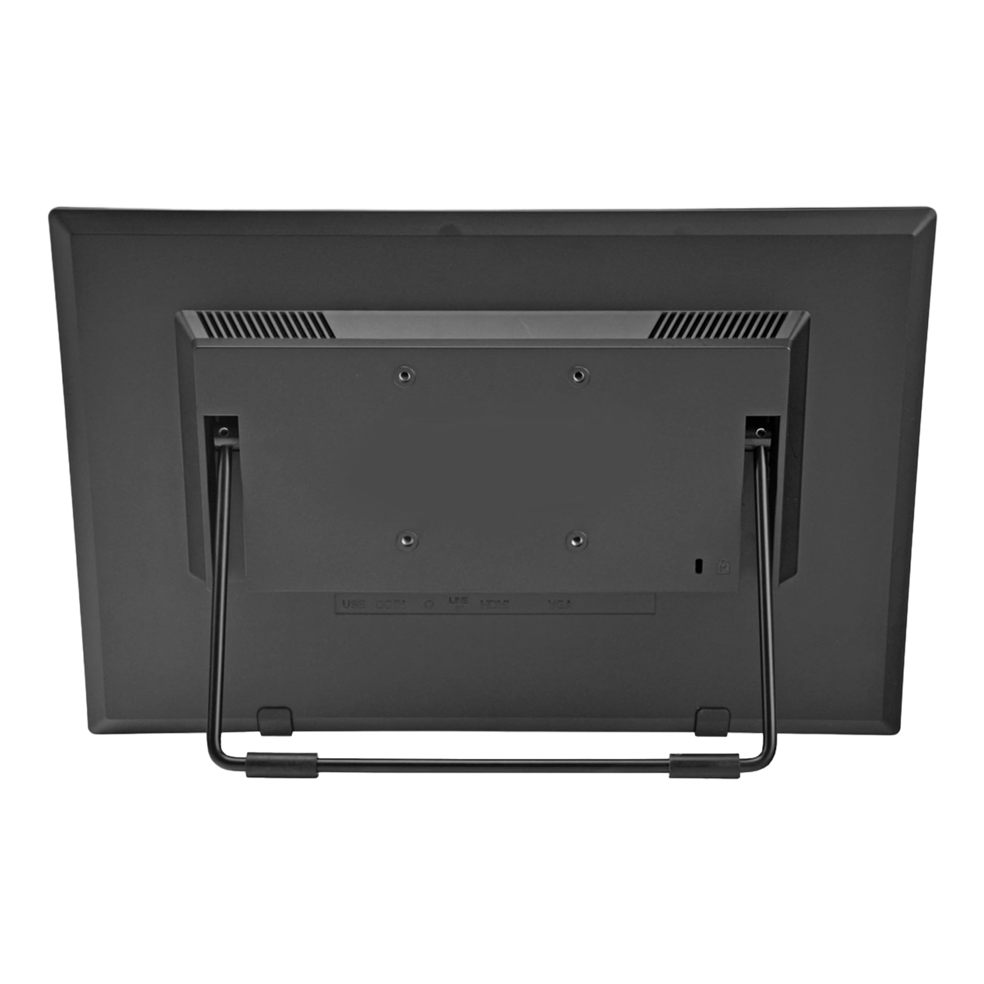 Atlantis Monitor Touch 16 pollici Full HD a 10 tocchi, inclinabile | FHD 1920x1080, HDMI/VGA, inclinazione 15°-50°, vetro protettivo 7H, contrasto 800:1, VESA 75, cod. A05-T16A-VHM
