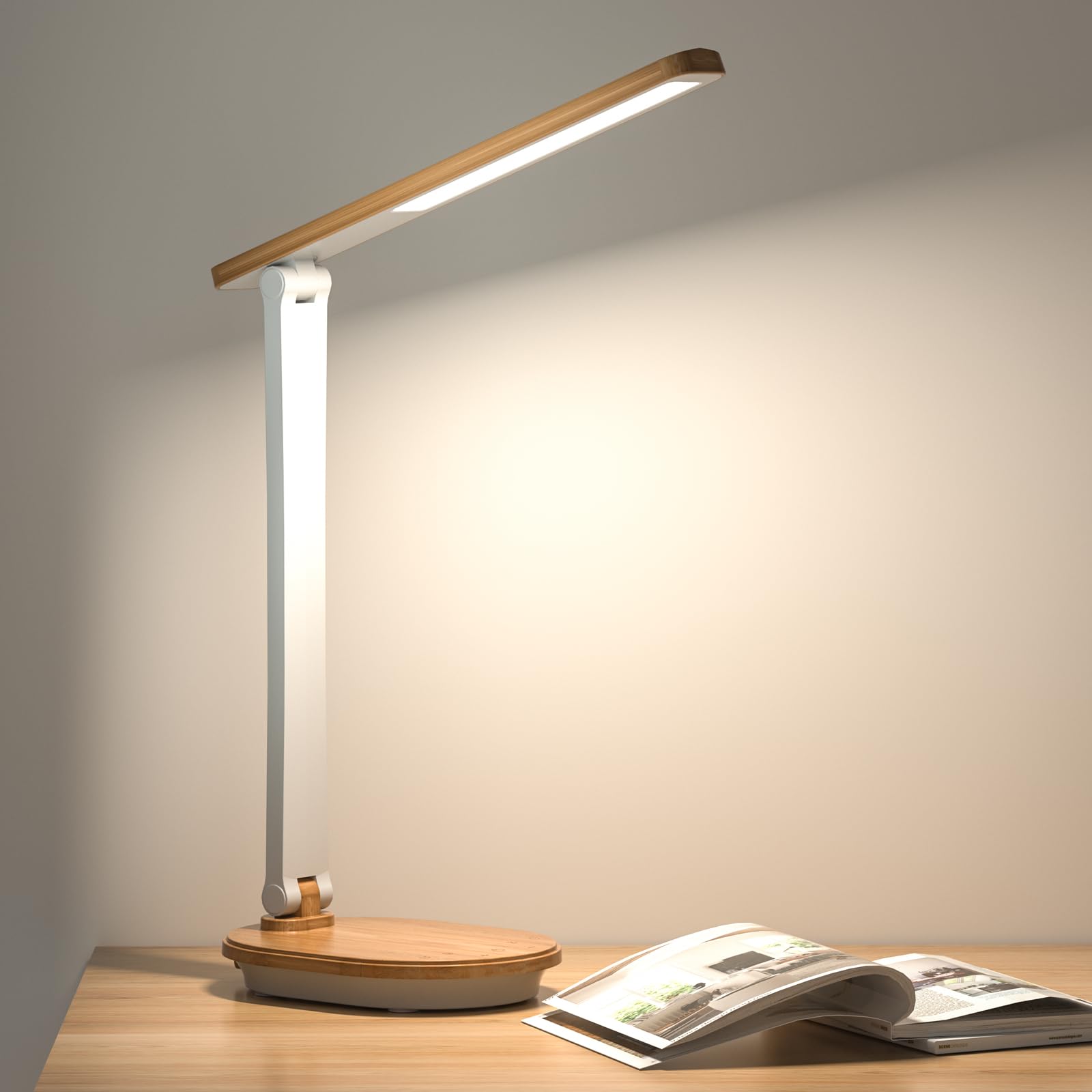 匿名発送たのメル便➁木製 学習用デスクスタンド ライト付き 匿名発送