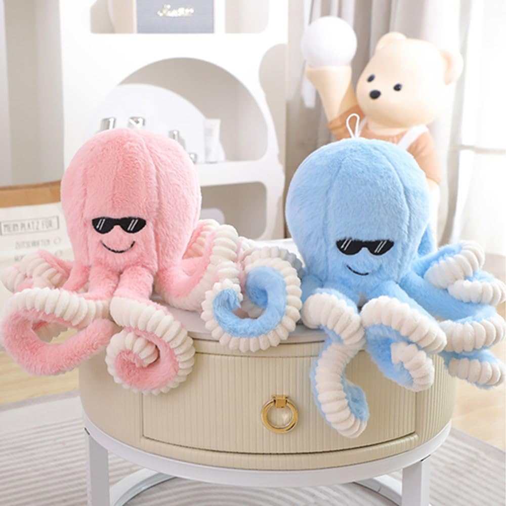 OUKEYI 16 Inch/40cm Octopus Plush Toys, Soft Octopus Stuffed Animals Gift Sea Stuffed Toys for Kids and Lovers Home Decor (Pink) - Image 4