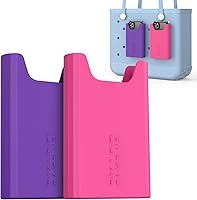 Vista 26 de OUTXE Soporte de teléfono de silicona para bolsa Bogg, accesorio de dijes porta estuches de teléfono compatible con todas las bolsas Bogg, soporte
